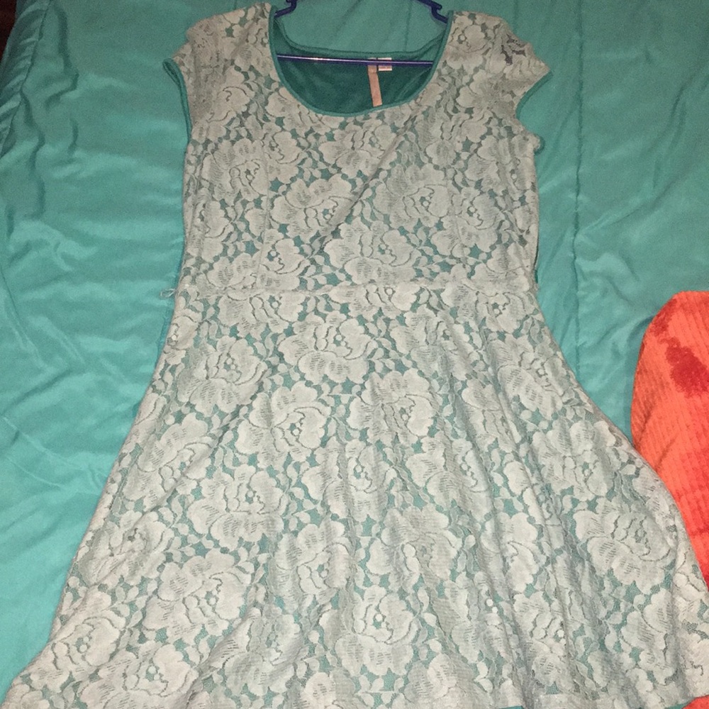 Light blue flower dress